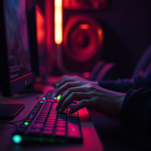 Lost in the Code: A Moment of Intense Focus